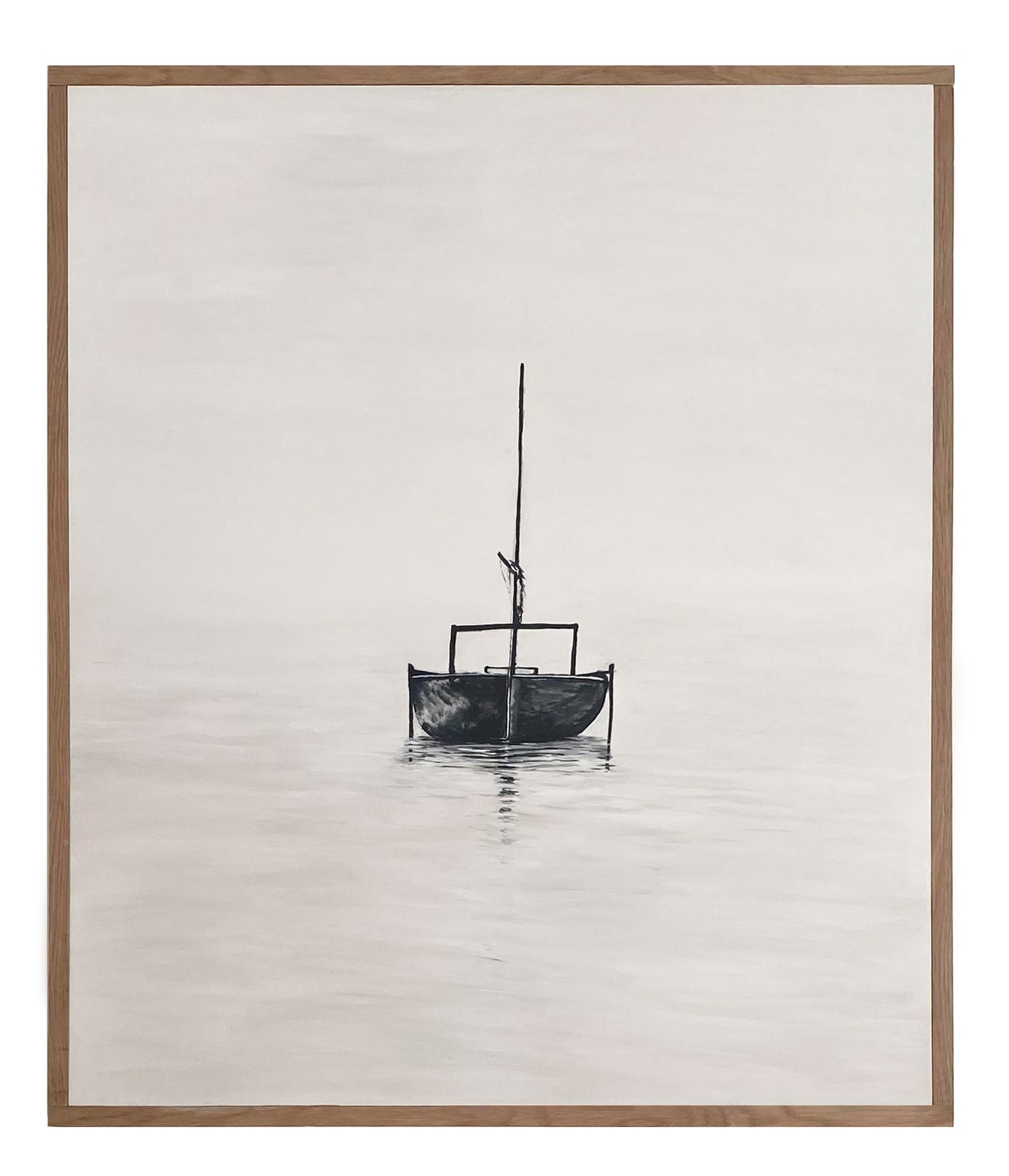 ציור סירה בים